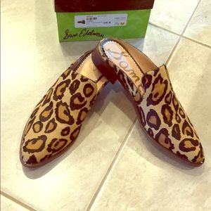 Sam Edelman Leopard Mules